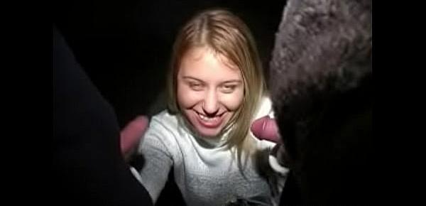  Dogging Blonde Dick Sucker